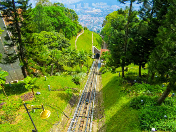 istock Penang Hill Cable Car (Bukit Bendera) in Penang, Malaysia 1180214484