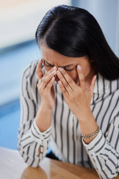 istock The heavy workload is taking a toll on her health 1180215835