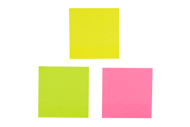 istock Colorful sticky notes isolated on white background with clipping path. 1180220219