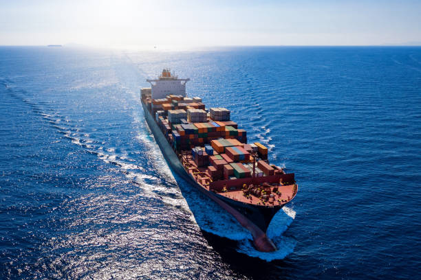 istock A heavy loaded container cargo vessel traveling in full speed 1180223606