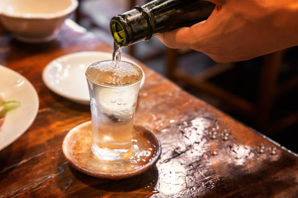 A well-chilled delicious sake