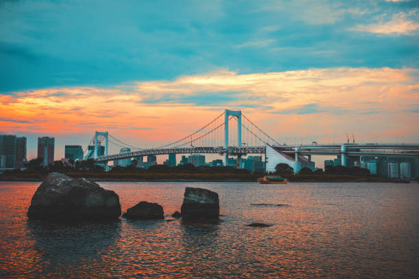 istock Sunset Odaiba Ward Tokyo Skyline 1180224499
