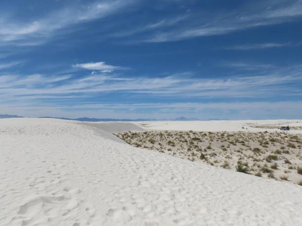 istock White Sands National Monument with blue skies 1180227498
