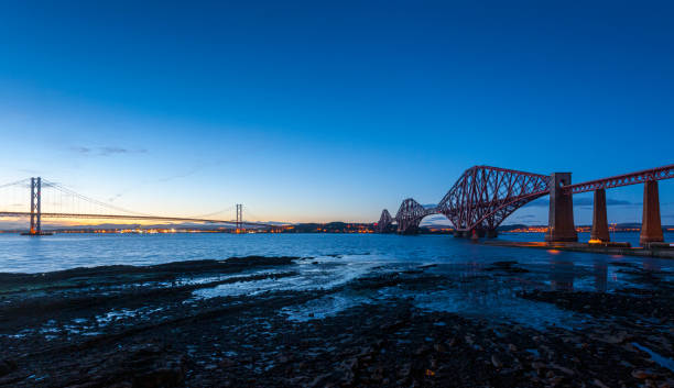istock two bridges  at dusk in Edinburgh Scotland UK. 1180228255