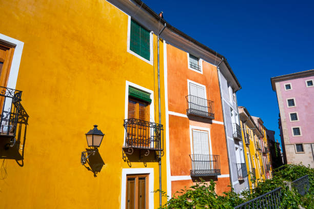 istock Cuenca colorful facades in Plaza Mayor Spain 1180231163