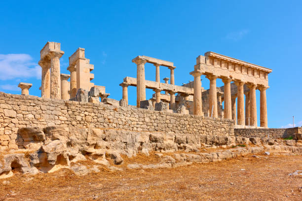 istock Ancient greek temple of Aphaea 1180232597