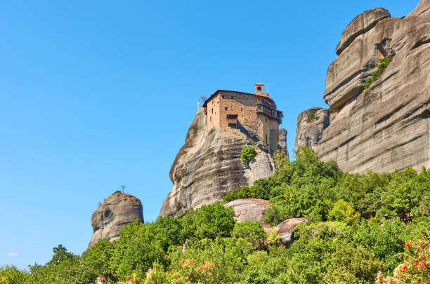 istock Agios Nikolaos Anapafsas monastery in Meteora 1180233048