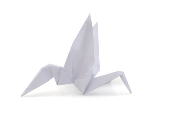 istock Paper bird. Japan, nature 1180236319