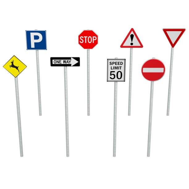 istock A pack of traffic signs 1180237601