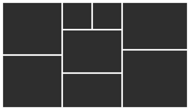 Collage Layout Multiple 120+ Multiple Photo Collage Template Stock Illustrations, Royalty-Free ...