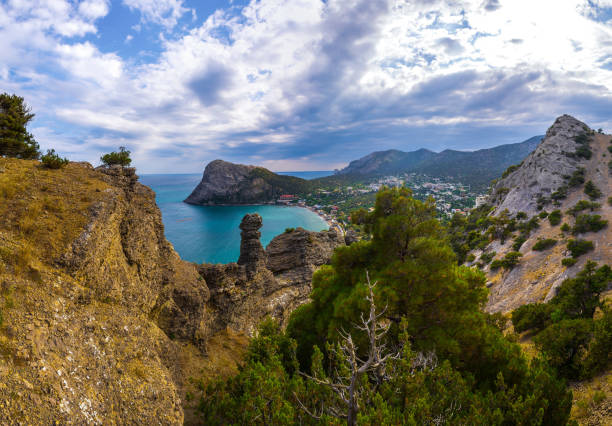 istock Mountain coast of the sea 1180243547