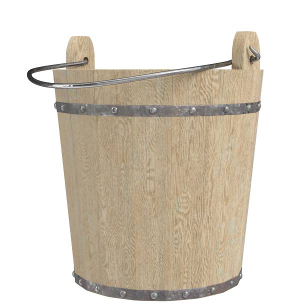 istock Wooden bucket 1180244383