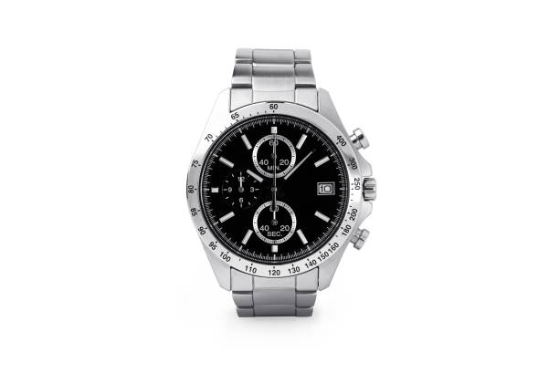 Luxury watch isolated on white background. With clipping path for artwork or design. Black. Luxury watch isolated on white background. With clipping path for artwork or design. Black. wristwatch photos stock pictures, royalty-free photos & images