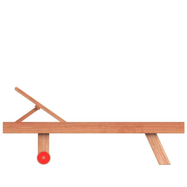 istock Wooden sun lounger 1180244968