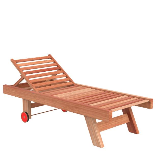 istock Wooden sun lounger 1180244972