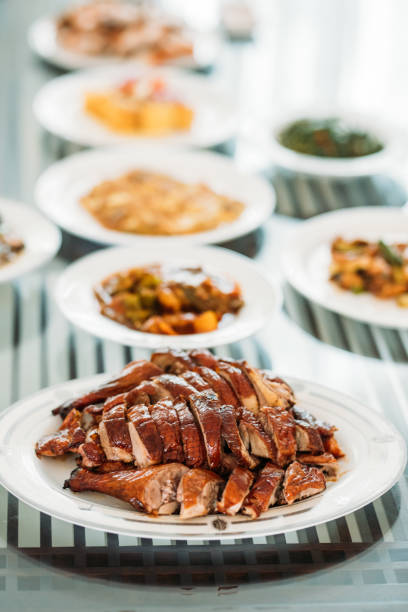 Image of Diced Chinese Roasted duck Pieces.