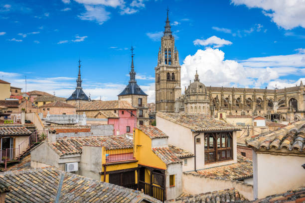 istock Toledo, Spain old town skyline. 1180261483
