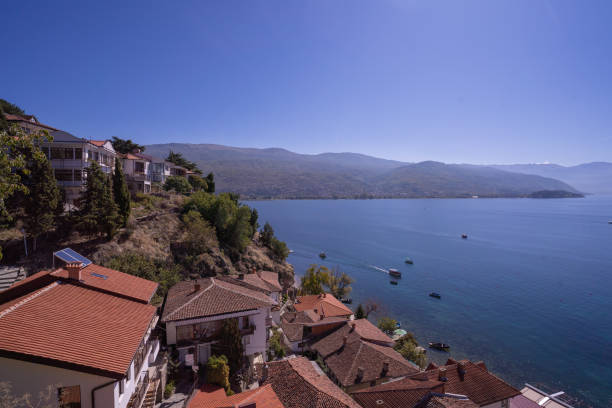 istock Ohrid, North-Macedonia city view 1180266388