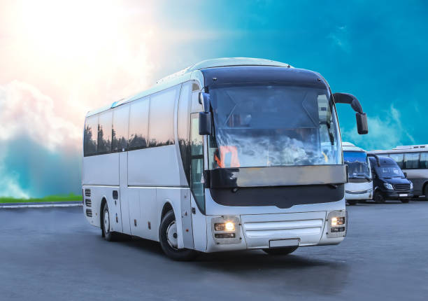 istock Tourist bus at the bus station 1180268889