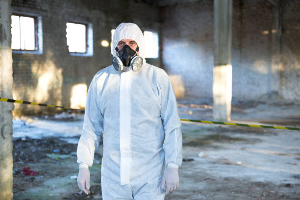 istock Emergency situations specialist stands inside the building where the accident occurred. 1180269550