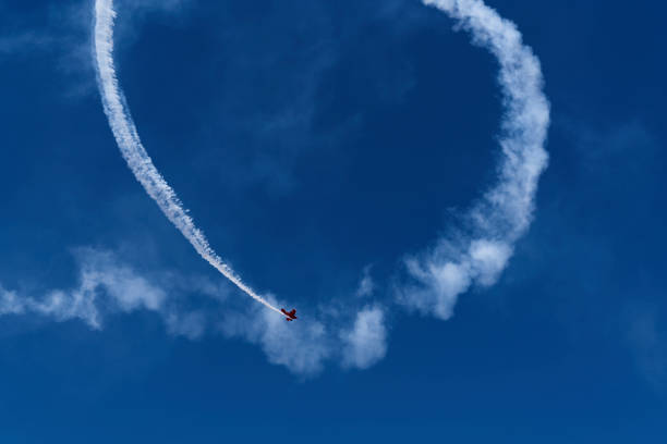 few airshows of Turkey, Sivrihisar, Eskisehir, Turkey - September 15, 2019: Sivrihisar Airshows (SHG - Sivrihisar Hava Gosterileri) is one of the few airshows of Turkey, attracting a bigger audience every year. words in the sky stock pictures, royalty-free photos & images