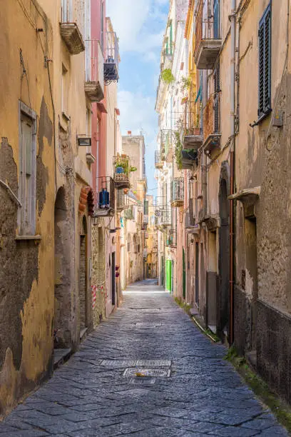 Photo of Scenic sight in the beautiful island of Procida, near Napoli, Campania region, Italy.