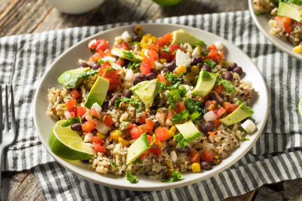 istock Homemade Mexican Baja Rice Bowl 1180275233