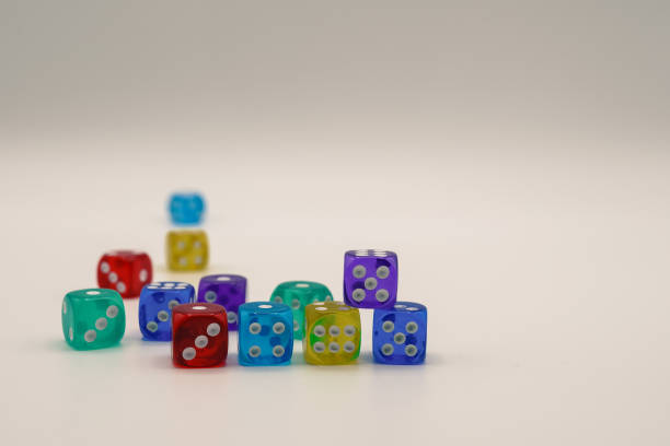 istock Colorful geometric shapes with number pattern laying on white background. Small square cubes forming wall with blocks. abstract cubes falling down, 4K video 1180279118