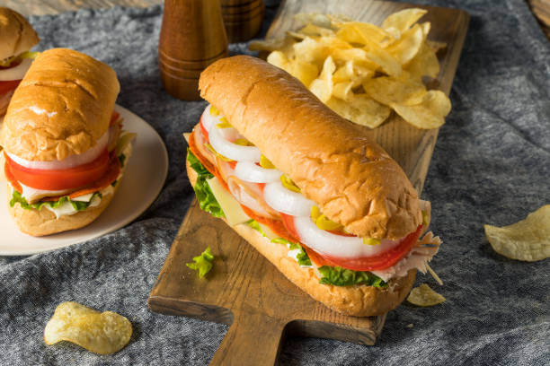 istock Homemade Turkey Sub Sandwich 1180279133