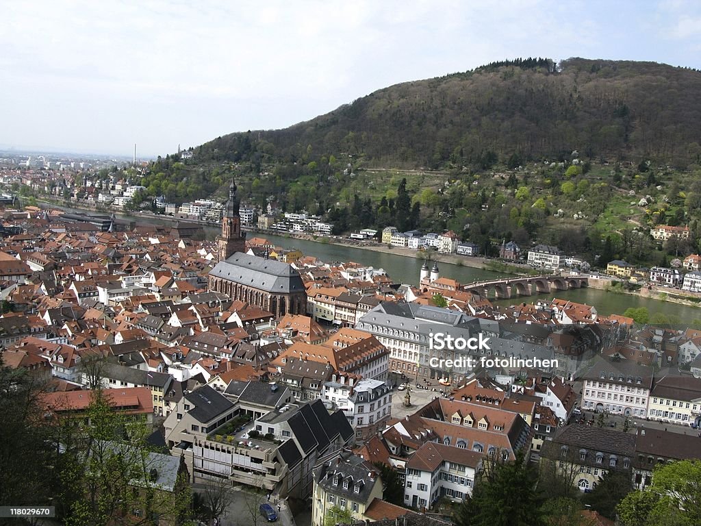 Aussicht Auf Heidelberg am Neckar - Lizenzfrei Baden-Württemberg Stock-Foto