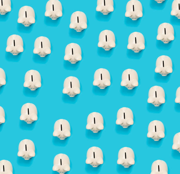 istock Many white piggy banks 1180308998
