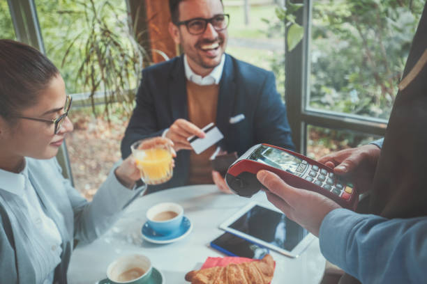 istock Morning meeting over breakfast in a coffeehouse 1180309023