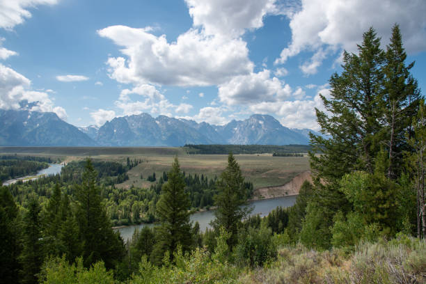 istock Grand Teton mountain range from a viewpoint 1180310824