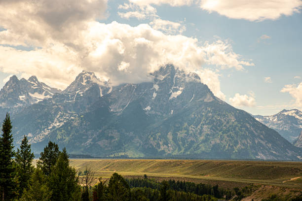 istock Grand Teton mountain range from a viewpoint 1180310884