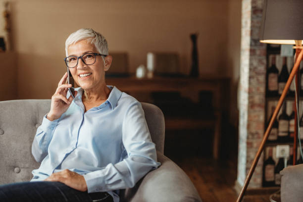 istock Woman at her home 1180322254