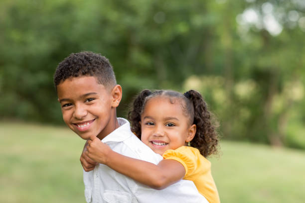 istock Big brother and his little sister. 1180333834