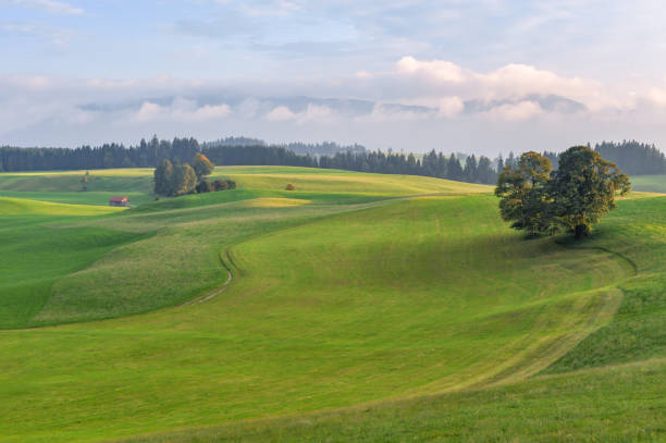 istock Rural scene at dusk in Unterammergau, Germany 1180334868
