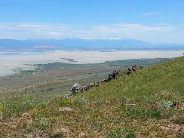 istock Wasatch Range and the Great Salt Lake, Antelope Island State Park, Utah 1180335569