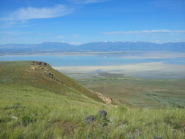 istock Wasatch Range and the Great Salt Lake, Antelope Island State Park, Utah 1180335572