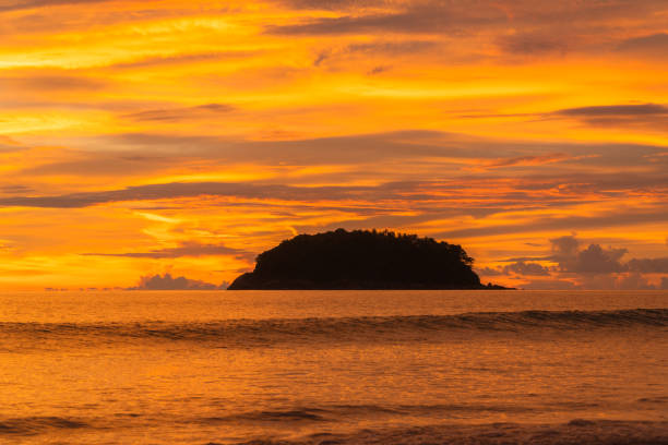 istock sunset at Koh Pu or clab island Phuket 1180338223