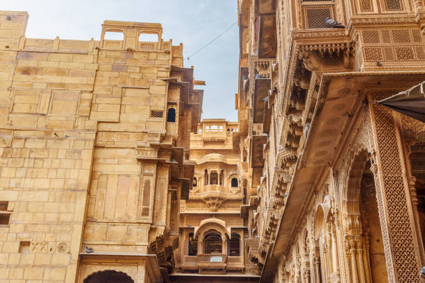 istock Patwon ki Haveli palace in Jaisalmer. india 1180343546
