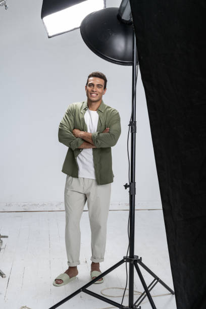 istock Man being ready to his photo session 1180352853