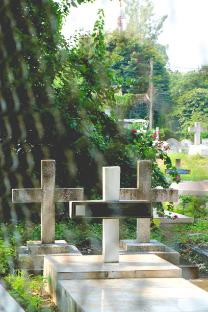 istock Christ Cemetery in Thailand 1180354657