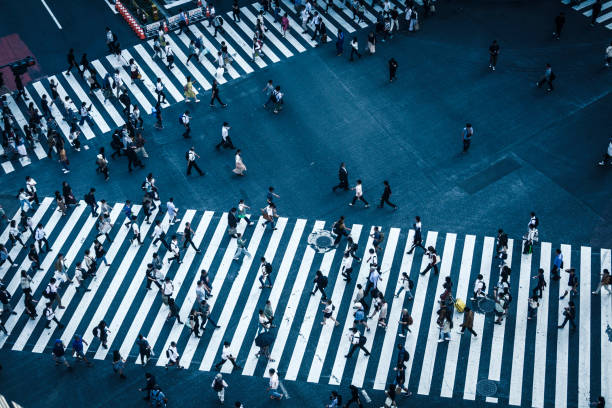 istock pedestrian crossing and crowd in Tokyo Japan 1180356598