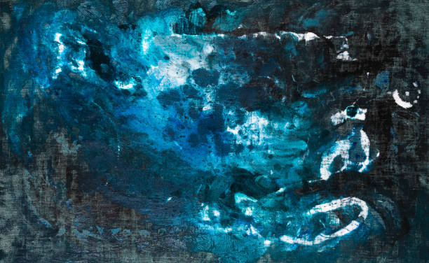 istock Abstract background.  Acrylic painting. 1180366432