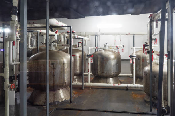 istock Circulating water system, lots of pipes 1180375919