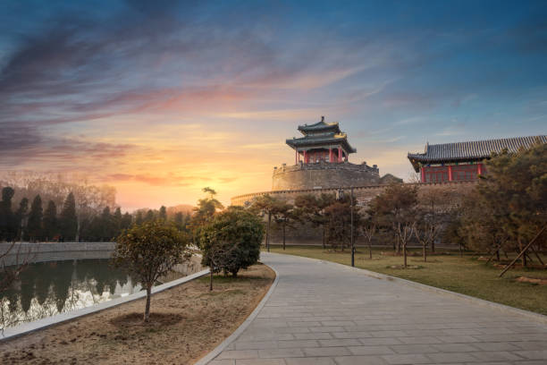 istock Wuling congtai building, handan city, hebei province, China 1180376237