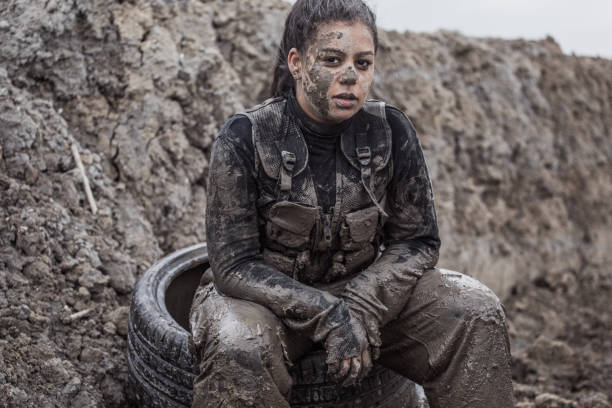 istock Military Mud Run Portrait 1180382708