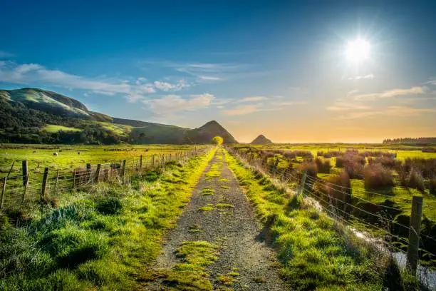 Photo of Morning sunrise at The Pyramids, Otago Peninsula, Dunedin