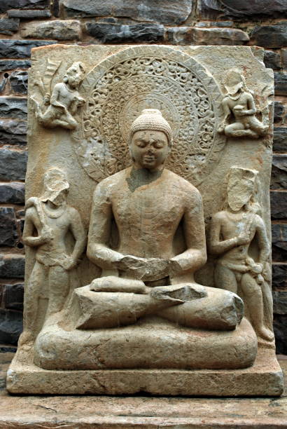 istock Buddha Statue inside the Stupa 1, Sanchi, Madhya Pradesh 1180395807